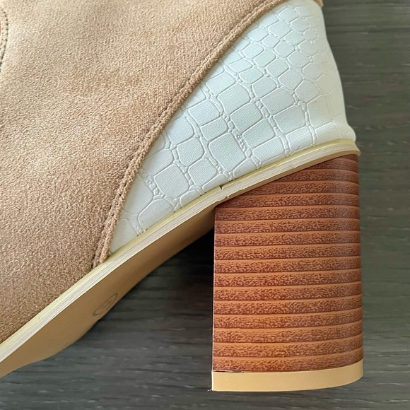 Chestnut Color Block Suede Boot - Picture 5 of 16